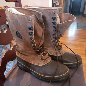 Soral Winter Snow Boots 10 Mens Brown Black Outdoor Hiking